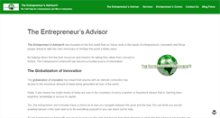 Desktop Screenshot of blog.theentrepreneursadvisor.com